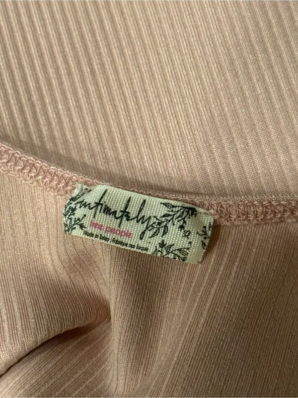 Free People First Call Bodysuit in Mauve - Image 4
