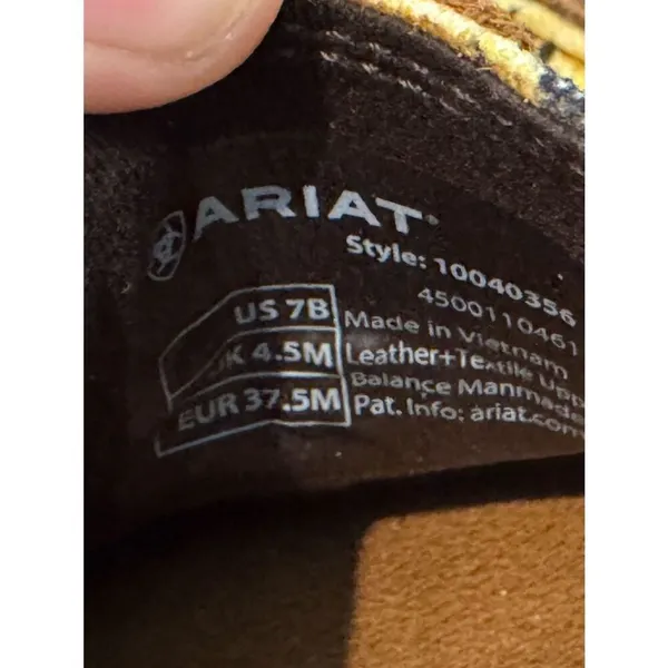 Ariat Field of Sun Cruiser Shoes Sunflower Women’s 7 - Image 5