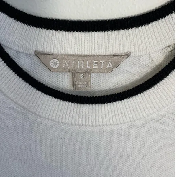 Athleta White Sweater size small‎ - Image 2