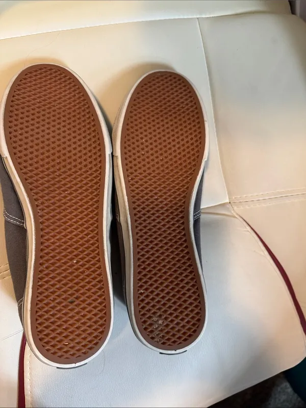 Vans Slip-On Canvas Sneakers - Charcoal Gray - Image 3