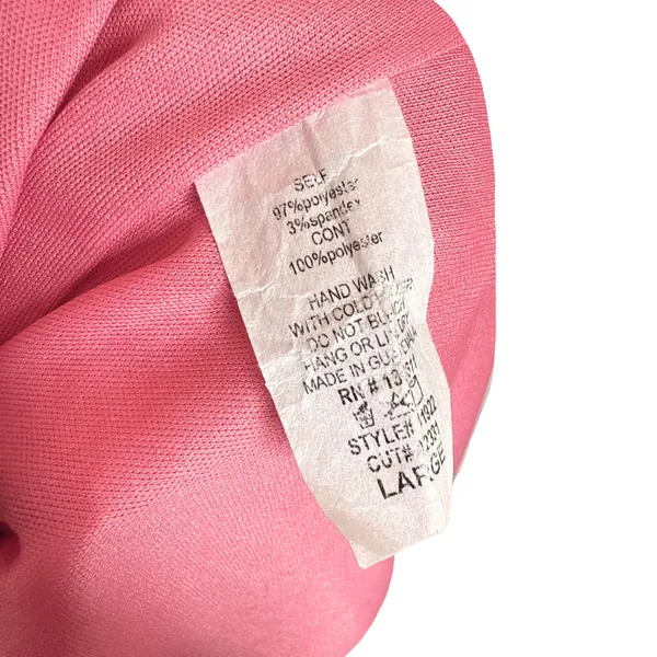 SPLA Eyelet Tie Shoulder Tiered Mini Dress Size Large Pink Cottagecore Easter - Image 8