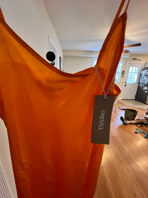 Orange Maxi Dress - Image 4
