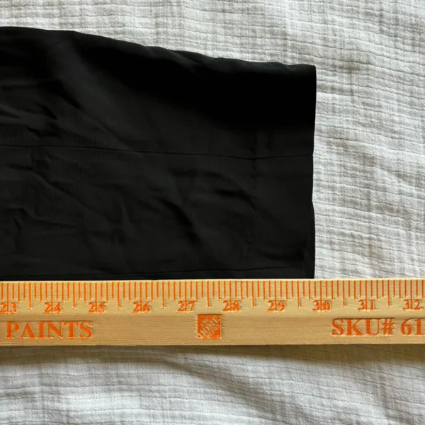 Michelle Mason Women's Size 6 Drape‎ Black Dress Pants Trousers - Image 12
