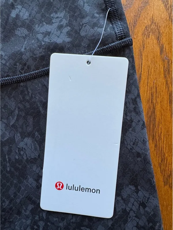 Lululemon Wunder Train High Rise 25” Hideaway Camo Black Size 12 NWT - Image 4