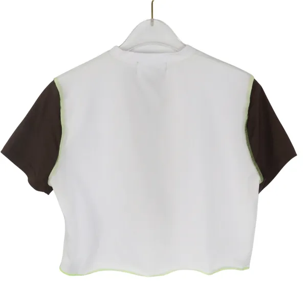 Y2k Cider Lime Green & Brown Colorblock Patchwork Skirt Set Medium Cute - Image 5