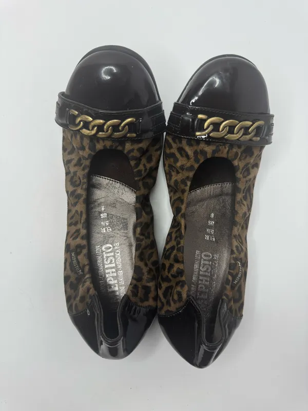 Mephisto Animal Print Ballet Flats Size 8 - Image 3