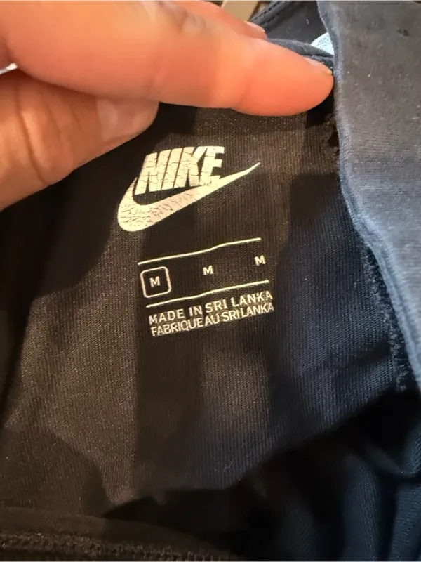 Nike Black High-Rise cotton Women's Bike Shorts with Swoosh - Image 4