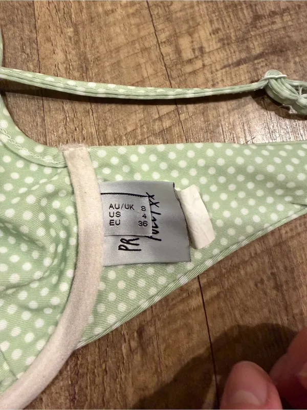 Princess Polly Light Green Polka Dot Bikini Top Daphne Underwire 4 - Image 4