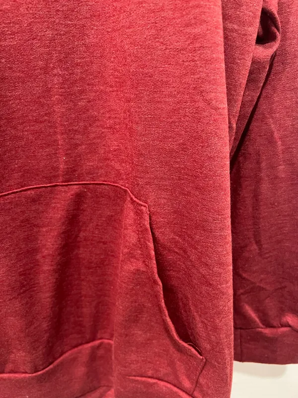 Red Long Sleeve Sweatshirt Size M by Perfect Peach - Image 3