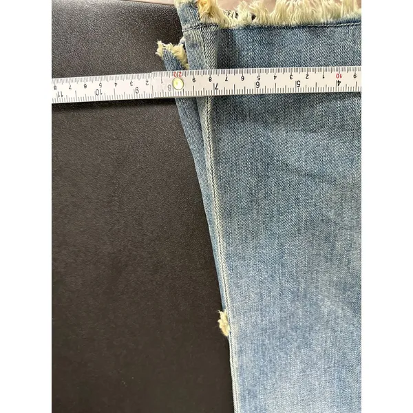 Citizens of Humanity Womens Drew Fray High‎ Rise Crop Flare Denim jeans Size 26 - Image 12