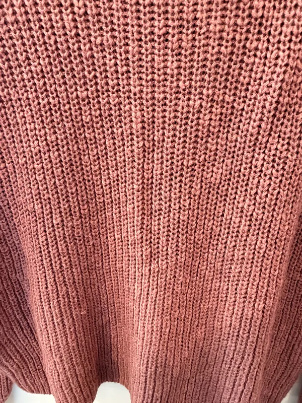 Pink Rose Dusty Rose Sweater Size Medium - Image 3