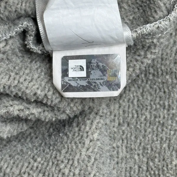 The North Face Women's L Gray Snap Neck Hooded Fleece Pullover Hoodie Gorpcore - Image 7