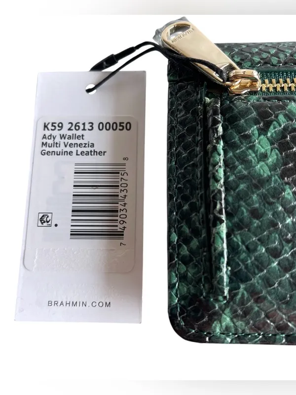 Brahmin Ady Multi Venezia Genuine Leather Wallet NWT - Image 5