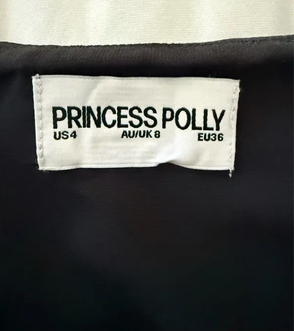 Princess Polly Black Semi-formal Mini Dress 4 - Image 4