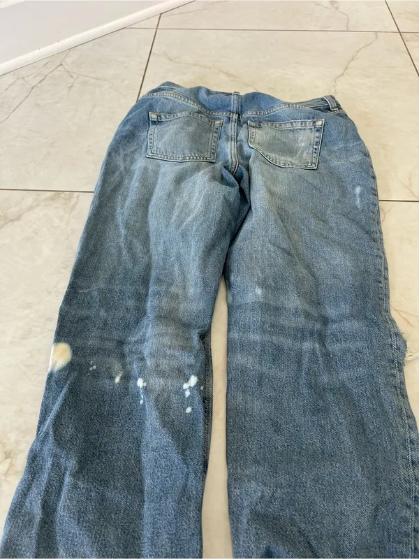Free People Aged To Perfection Maggie Mid Rise Straight Leg Jeans Size 28 - Image 7