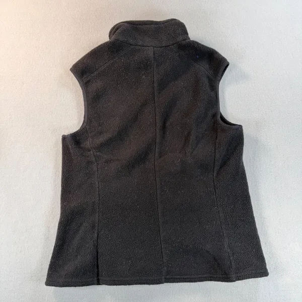 Y2K Patagonia Synchilla Fleece Vest Womens Medium Black - Image 2