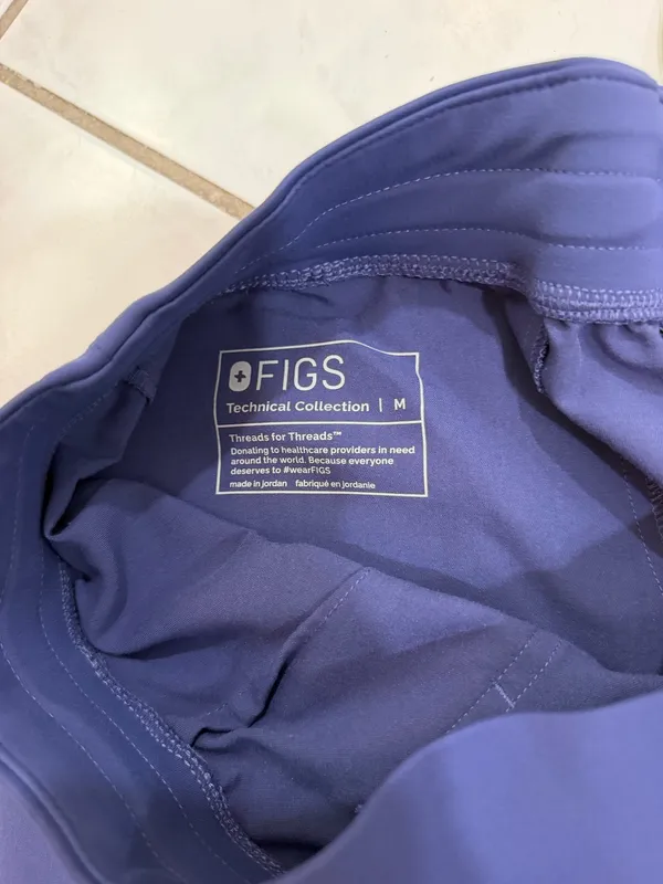 FIGS Zamora Jogger Scrub Pants Purple - Image 3