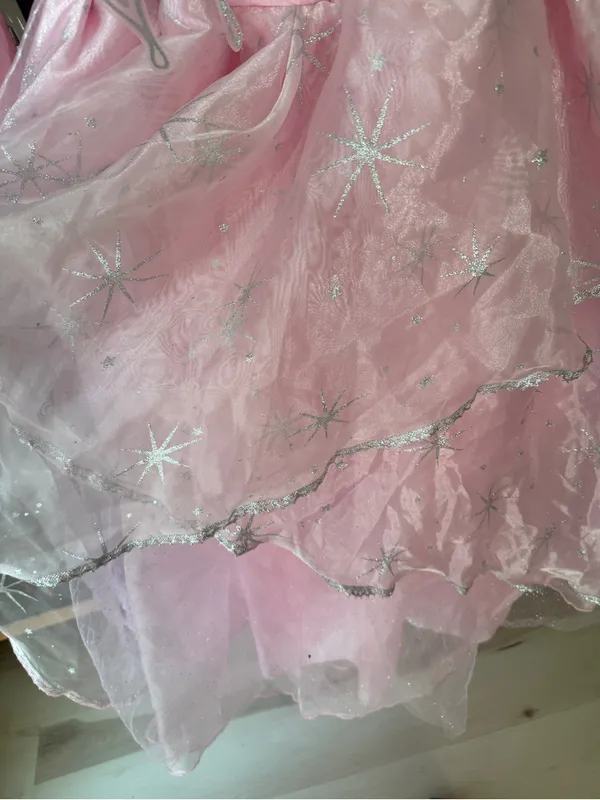 Glinda Costume halloween The Wizard of Oz wicked ariana grande maxi dress gown - Image 9