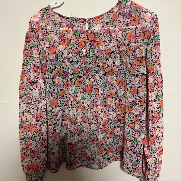 Ann Taylor Multicolor Floral Blouse - Image 5