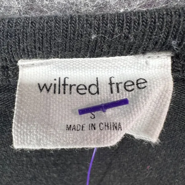 Wilfred Free Sweater Womens Small Black Long‎ Sleeve Pullover Crewneck Soft Top - Image 9