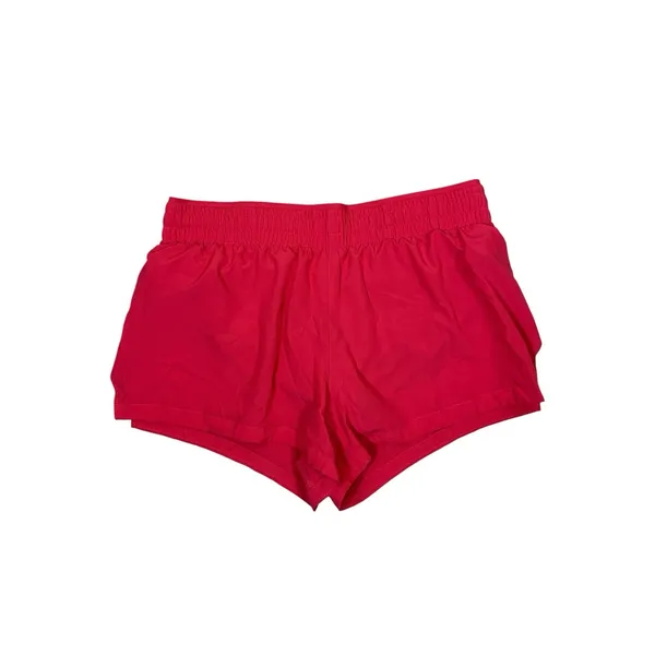 Fabletics Red Running Shorts Medium Elastic Waist Athletic Workout - Image 2