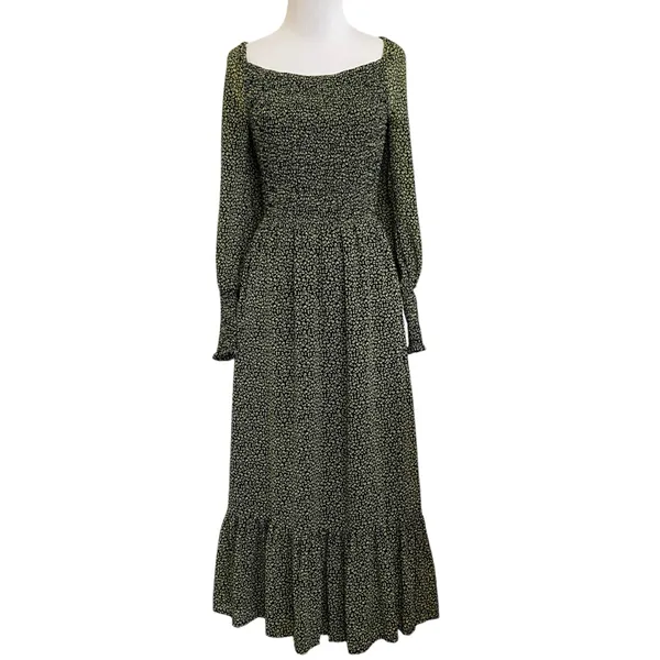 cupcakes and cashmere Demi Floral Smocked Dress M - Image 10