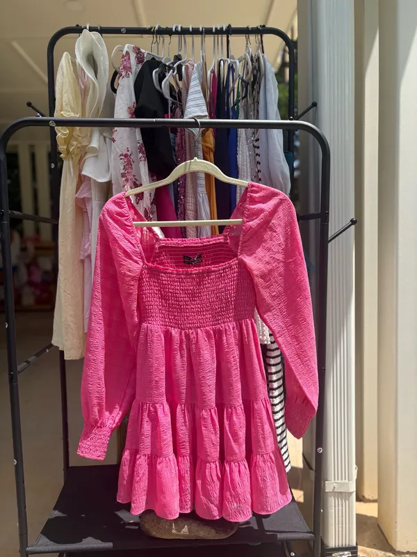 Urban Outfitters UO River Smock Long Sleeve Mini Dress - Image 2