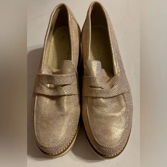 Marroqui Sanchez gold shoes size 36 - Image 2