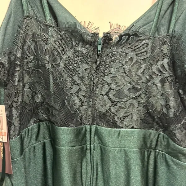 City Studio Green Slip‎ Dress Sleeveless Spaghetti Strap - Image 4