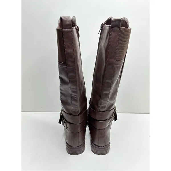 G.C Shoes Aston Brown Riding‎ Boots With Buckle Detail Size 6.5 New - Image 6