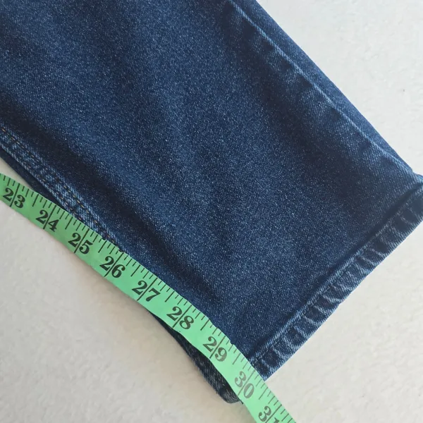 Abercrombie & Fitch‎ The 90s Straight Ultra High Rise Dark Wash Jeans Size 27/4R - Image 7