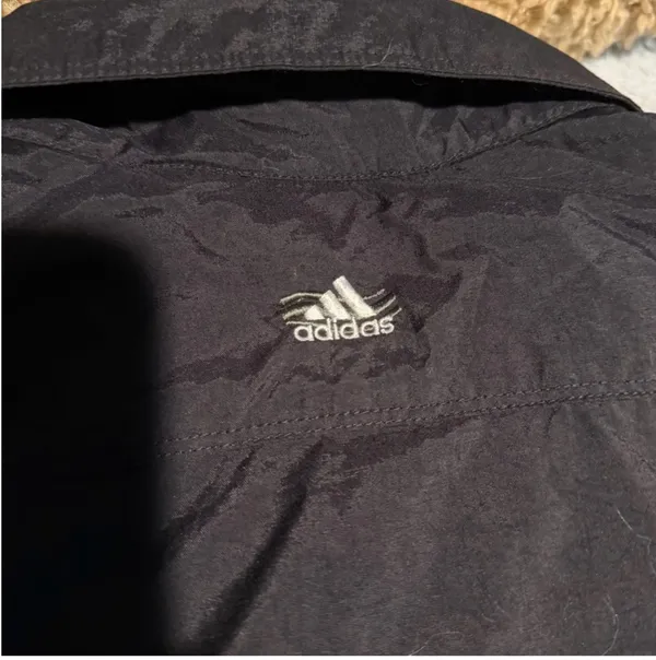 Vintage Y2K adidas Cropped Windbreaker Collarneck - Image 8