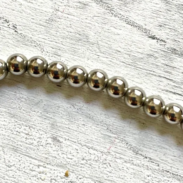 Colorful beaded silver tone pendant necklace - Image 9