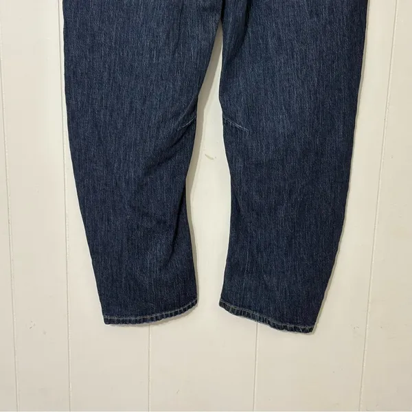 Pilcro The Bow Boyfriend Jeans Anthropologie Dark Wash Distressed Size 31 - Image 14