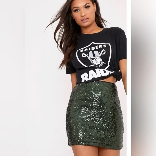 Lucy Paris Green & black Sequin mermaid scales skirt mermaid core 🧜‍♀️ - Image 3
