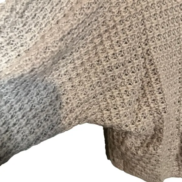 Express Women’s Gray Batwing Sleeve Cowl Neck Loose Knit Sweater Size Medium - Image 8