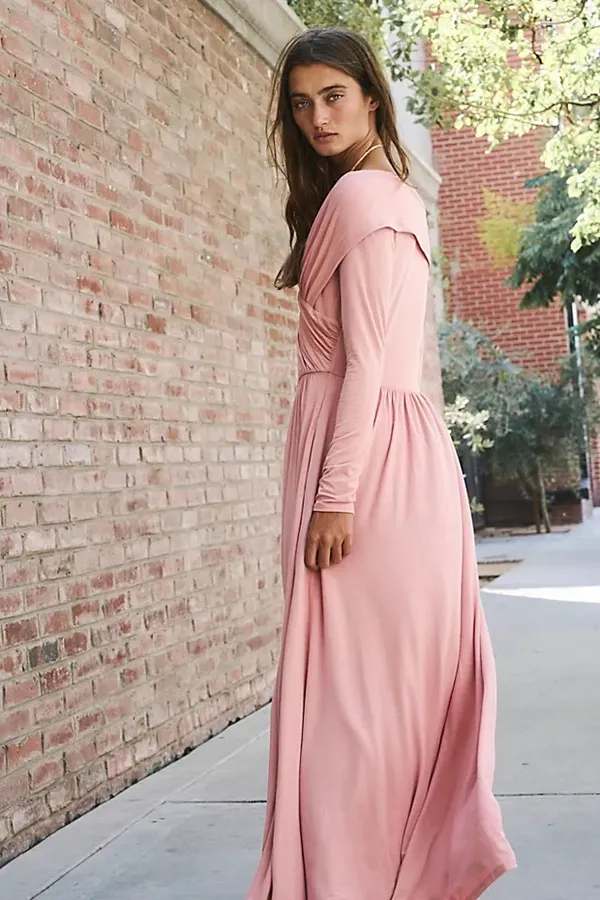 NWT Arabesque Maxi Dress in Pink. Size Small - Image 3