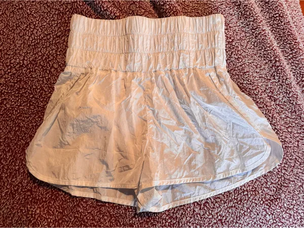 Free People Movement White Way The Home Shorts - Image 2