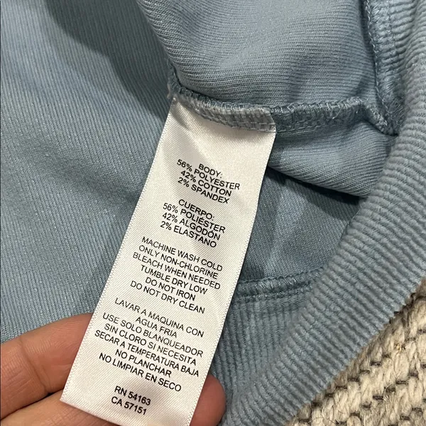 Marc New York Light Blue Half-Zip Pullover Sweater - Image 7
