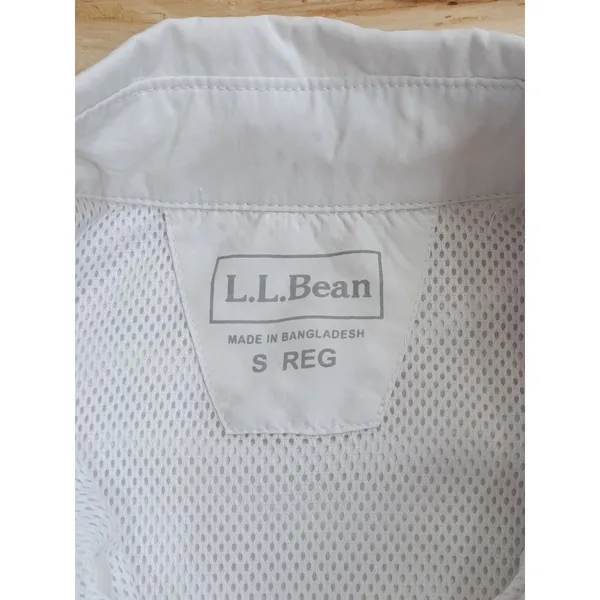 L.L.Bean Women's White Sleeveless Hiking Outdoor Shirt Top S Small Vented Excell - Image 7