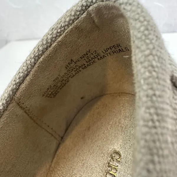 GH Bass Womens Loafers Size 8 Brown Penny Casual Slip On Wedge‎ Heel Espadrilles - Image 10