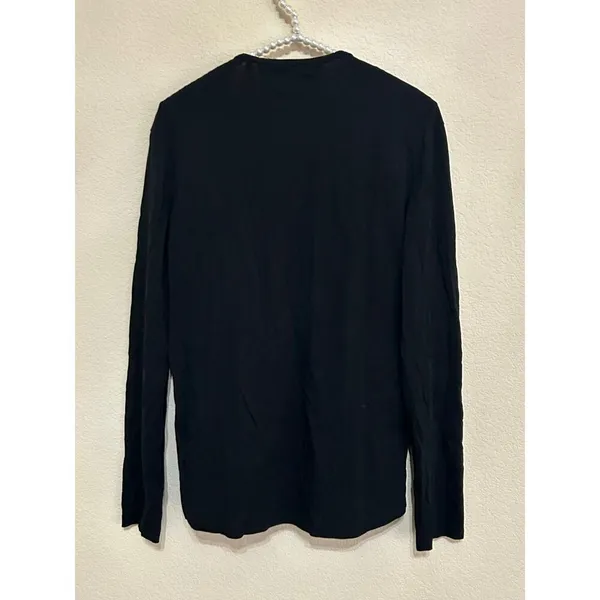 Helmut Lang Women's Size Small Black Shirt Long Sleeve Casual Quiet Luxury Top - Image 8