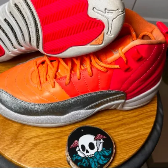 Air Jordan 12 Retro GS 'Sunrise' US Size 4.5Y •6W•36.5EUR (Preloved no box) - Image 5