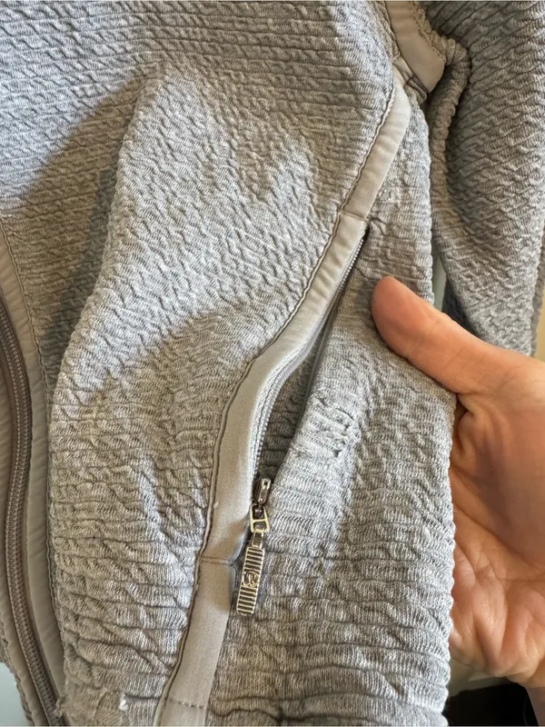 Lululemon Grey Bomber Jacket - Image 5