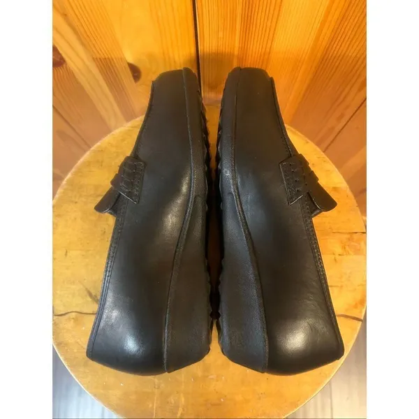 Drew Berlin US 6WW Black Slip On Loafers Women's - Image 6