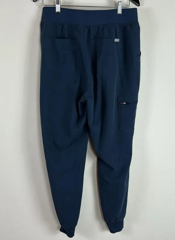 Figs Navy Blue Scrub Top & Pant Set Size XL Top & Large Bottom - Image 8