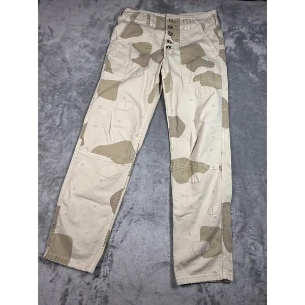 Anthropologie The Wanderer Camo Button Fly Pants Size 28 - Image 3