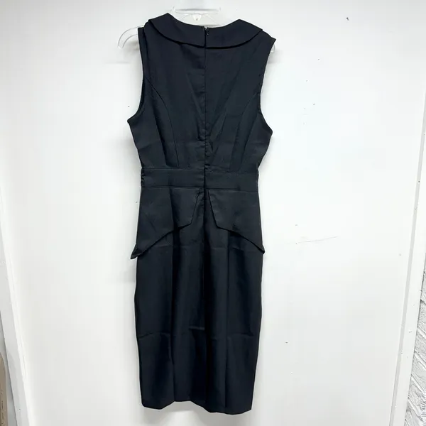 Lioness‎ Women’s Sleeveless Plunge Open Neckline Black Straight Dress Small - Image 4
