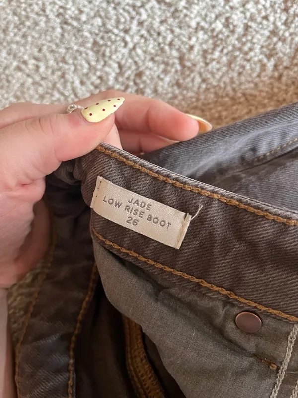 PacSun Low-Rise Jeans Bootcut Brown - Image 2