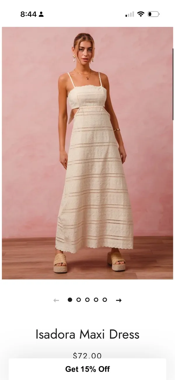 Kat & Liz dress White Size L - Image 2